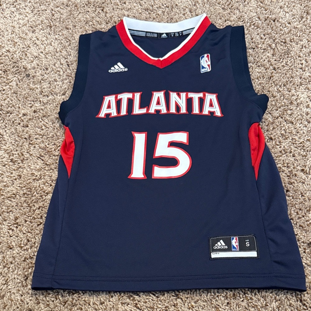 Adidas Kids Navy and Red Basketball Jersey